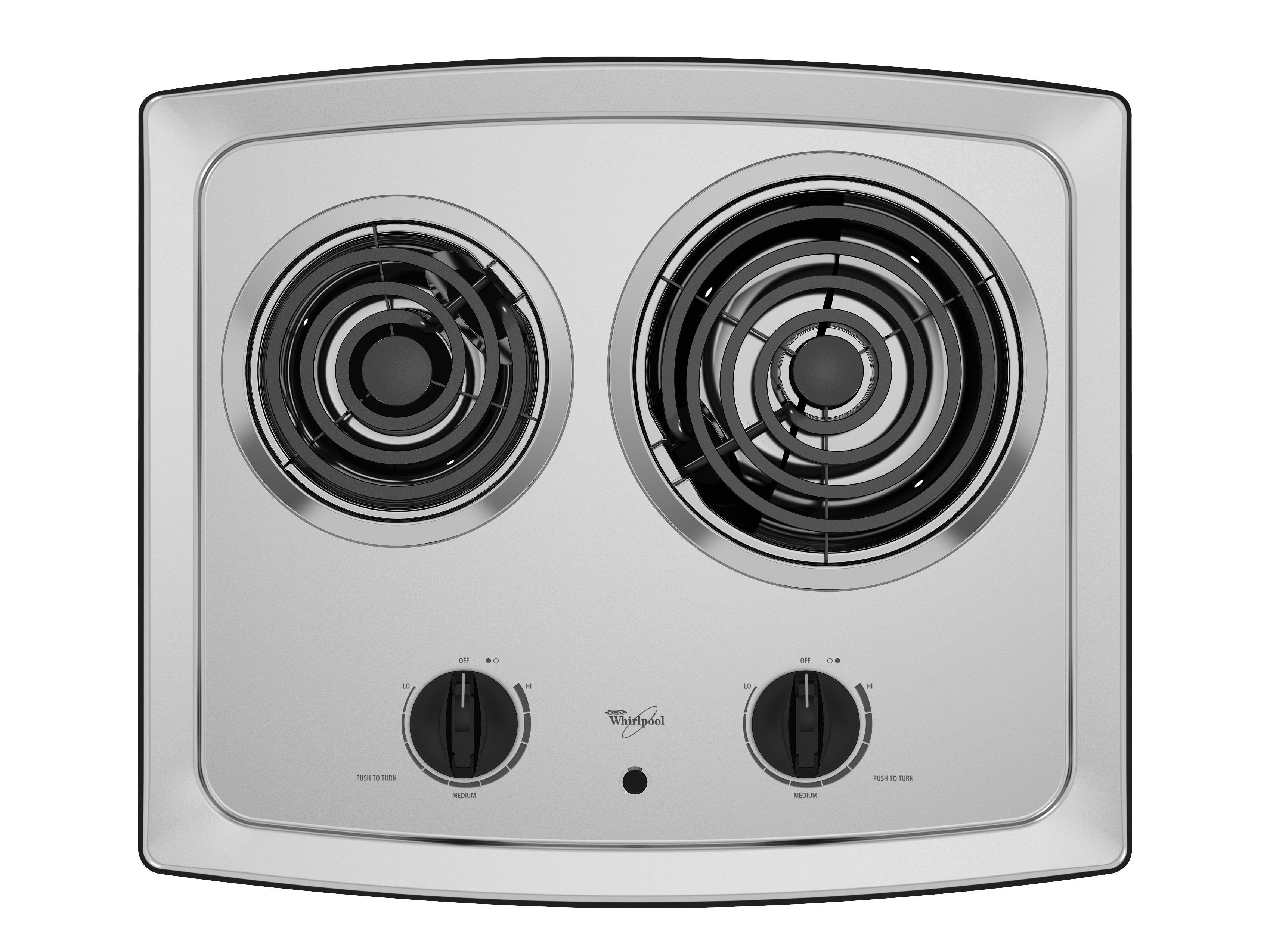 Whirlpool coil electric cooktop sale